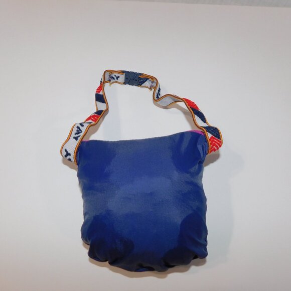 VTG Mens XXL Pink Purple Teal 1/2 Zip Pullover K-Way Windbreaker jacket packable - Picture 13 of 15